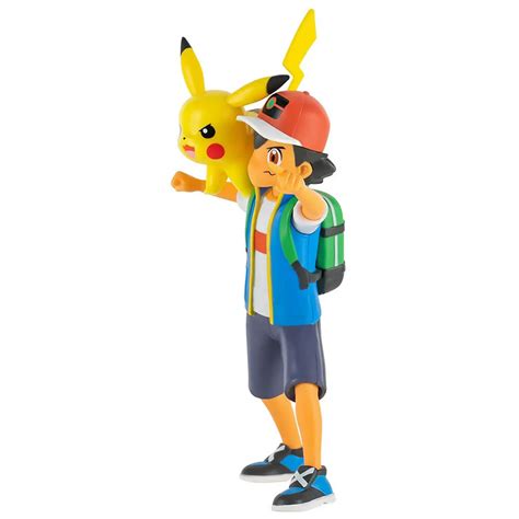 Pokemon Battle Feature Figure Ash + Pikachu