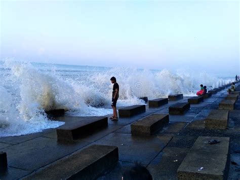 New Digha Sea Beach West Bengal in India. Editorial Stock Image - Image ...