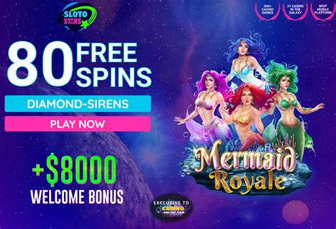 Mermaid Royale Slot (80 Free Spins!) No Deposit Bonus!