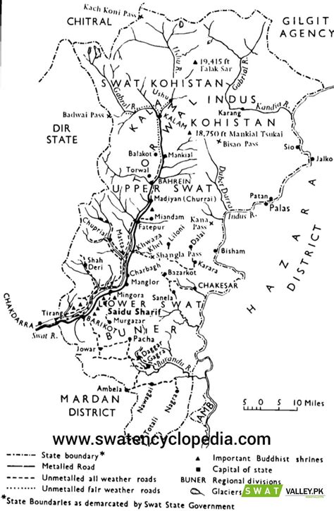 Swat Valley Map - Nehru Memorial