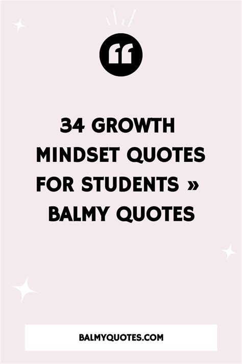 34 Growth Mindset Quotes For Students » Balmy Quotes Positive Outlook ...