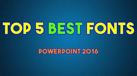 Best fonts for presentations powerpoint - vsadocu