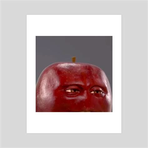 annoying orange meme apple , an art print by Neuljan Kore - INPRNT