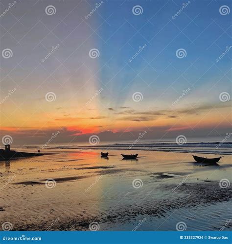 Dawn at a beach stock photo. Image of sunrisesky, beachphotography ...