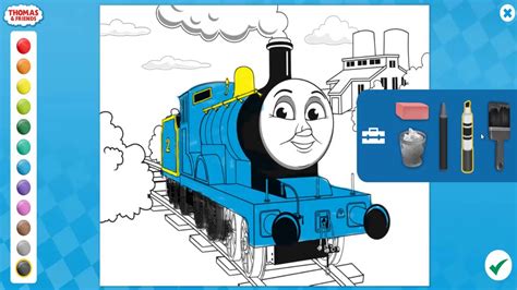 Thomas and Friends Full Episodes Learn Colors - Colouring Games for ...