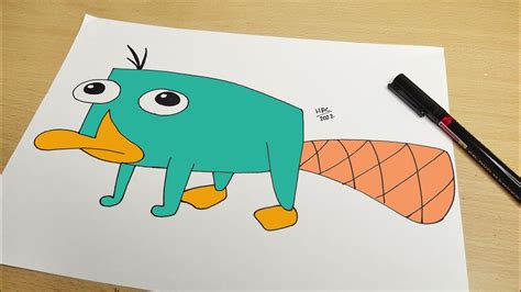 How To Draw Perry The Platypus