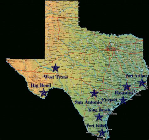 Texas State And National Park Maps - Perry-Castañeda Map Collection - National Parks In Texas ...