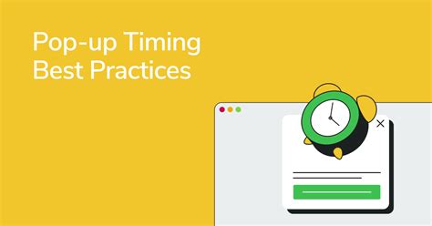 How to Hit the Perfect Pop-up Timing for Maximum Engagement - Email and ...