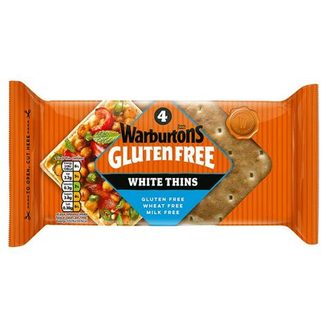 Warburtons White Thins Gluten Free 4 Pack 200G - Compare Prices & Buy ...