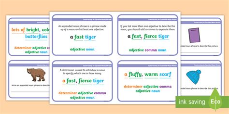 Constructing Expanded Noun Phrases - Primary Resources