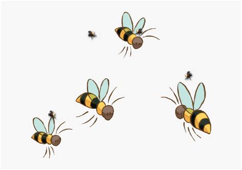 Bee Image Png - Honey Bee Flying Cartoon, Transparent Png , Transparent Png Image - PNGitem