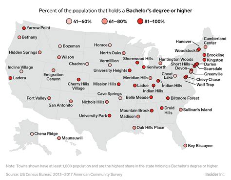 The most educated town in every state - Business Insider