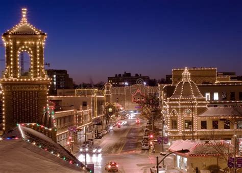 Kansas City Plaza Lights Royalty Free Stock Images - Image: 12475489