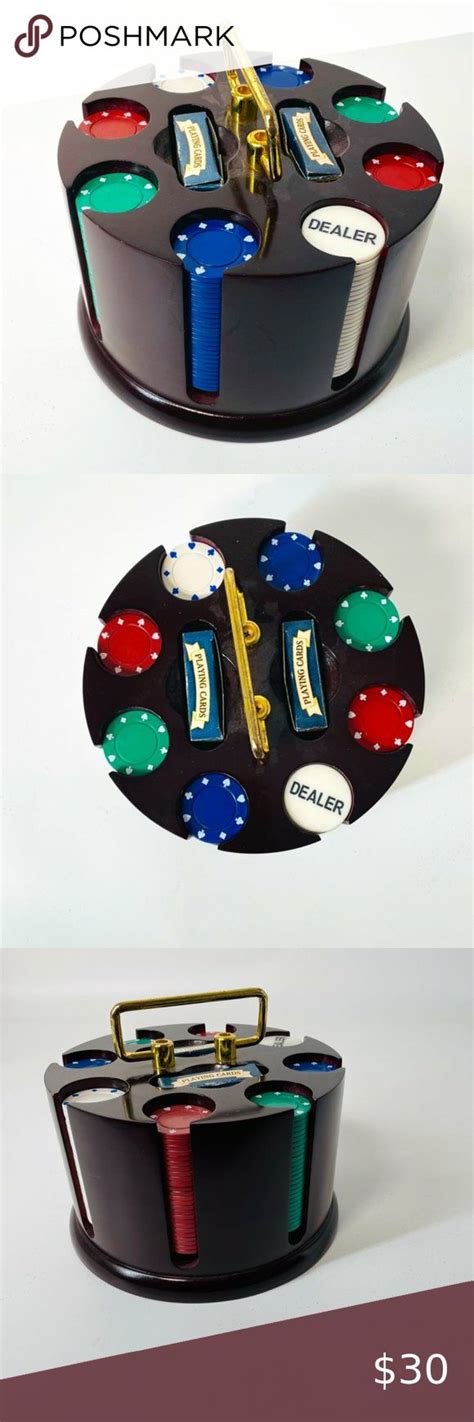 ♥️♦️♠️♣️ Poker Chip Holder and Chips- VINTAGE in 2022 | Poker chips, Clothes design, Vintage