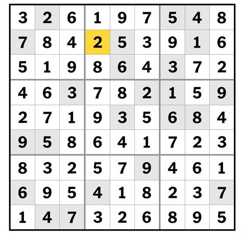 NY Times Sudoku Easy, Medium & Hard Solutions – 29th January 2022 New ...