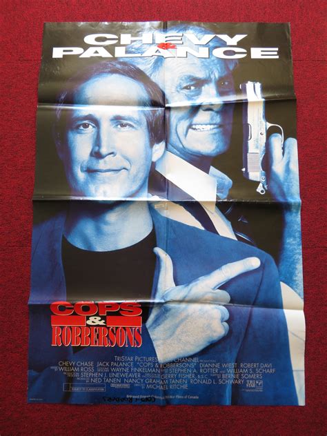 COPS & ROBBERSONS FOLDED US ONE SHEET POSTER CHEVY CHASE JACK PALANCE – Rendezvous Cinema