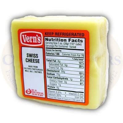 Swiss Cheese 1 lb - Widmer's Cheese Cellars