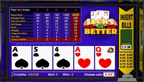 Jacks or Better Video Poker Strategy | Onlinegambling24.com