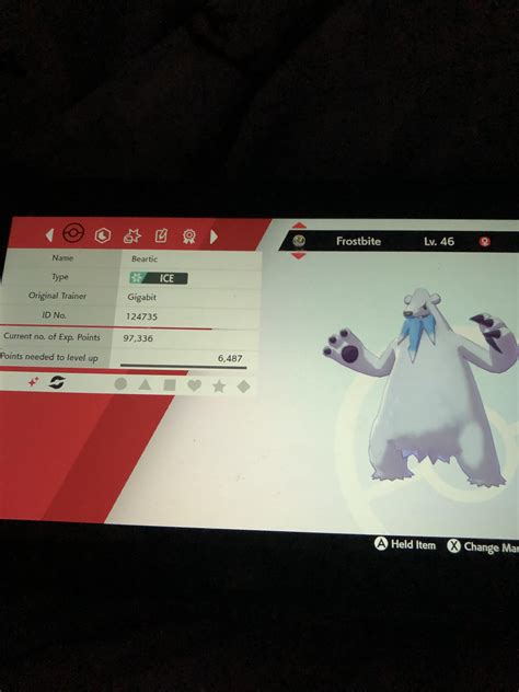 [8] Full Odds shiny Beartic found while looking for an Eiscue to use in ...