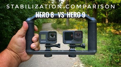 GoPro Hero 9 Black versus Hero 8 Black Stabilization Comparison - YouTube