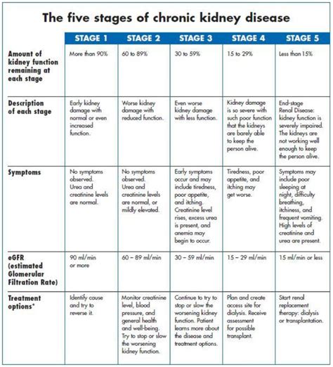 Stages of Chronic Kidney Disease - Phosphate Control in Chronic Kidney ...