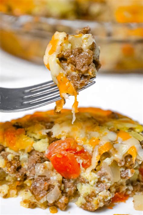 Cheeseburger Pie with Bisquick - THIS IS NOT DIET FOOD