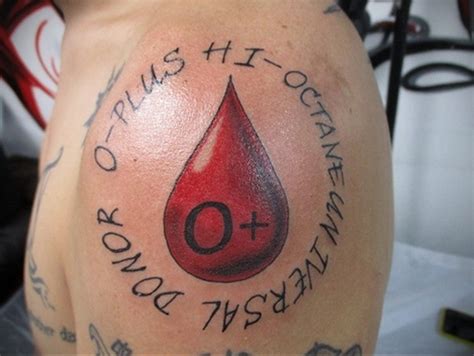 Blood Tattoo Meaning: drawing features, history, photo examples, sketches