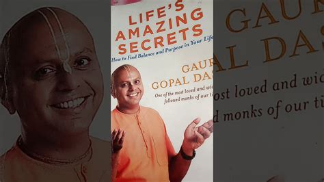 Life's Amazing Secrets by Gaur Gopal Das book 📚📖 review self help👍 - YouTube