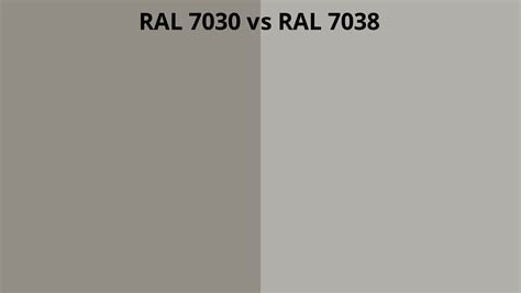 RAL 7030 vs 7038 | RAL colour chart UK