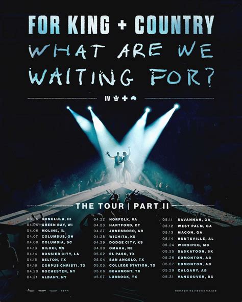 For KING & COUNTRY Announces 2023 Dates For 'What Are We Waiting For ...