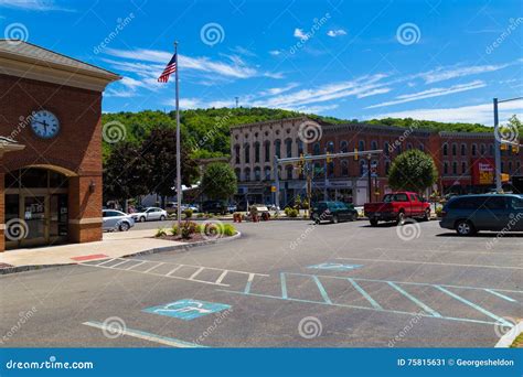 Downtown area of Troy PA editorial photo. Image of borough - 75815631