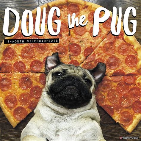 Doug the Pug 2018 Wall Calendar (Dog Breed Calendar) HD phone wallpaper | Pxfuel