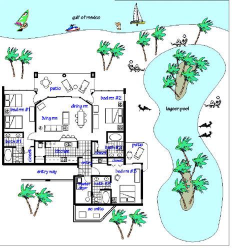 Panama City Beachfront Condominiums - LONG BEACH Floor Plans