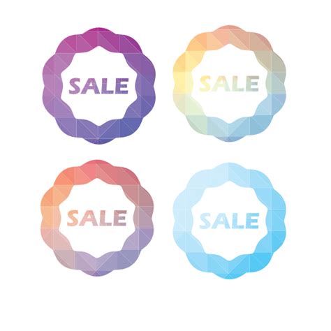 Sale stickers vector clip art | Free SVG