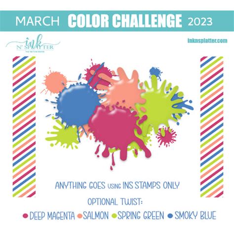 March Facebook & Instagram Challenge – Ink n Splatter