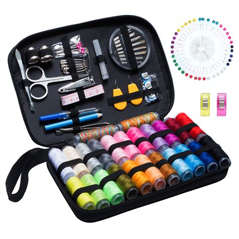 Sewing Kit DIY Premium Sewing Supplies x130 Zipper Portable Case Set | eBay