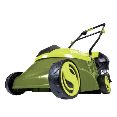 Sun Joe 28-Volt Lithium Ion Push 14-in Cordless Electric Lawn Mower in the Cordless Electric ...