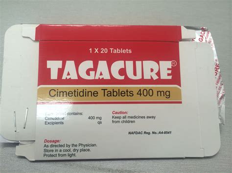 Tagacure Cimetidine Tablets 200mg | My Big Pharmacy Nigeria