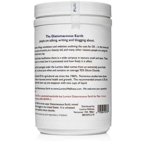 Diatomaceous Earth Food Grade | Pure & rare silica powder in its ...