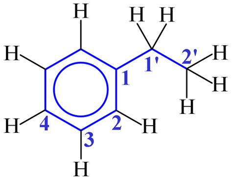 Ethylbenzene Structure