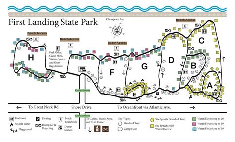 First Landing State Park - Maplets | State parks, Chesapeake bay beach, Williamsburg vacation