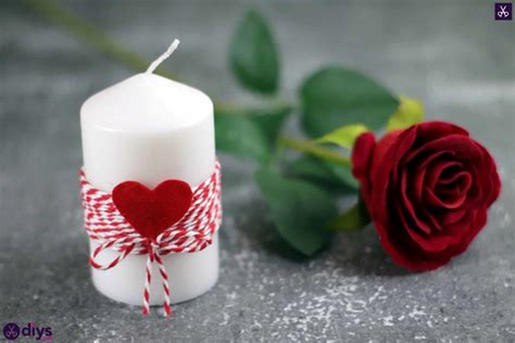 Easy DIY Valentine’s Day Candle