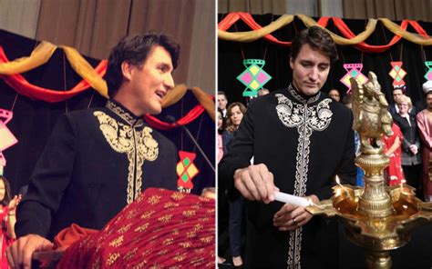 Justin Trudeau Celebrated Diwali In Canada Looking Dapper In A Black ...