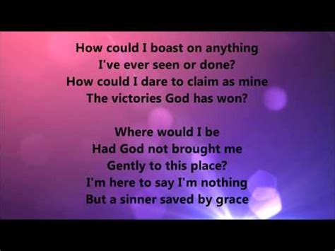 Gaither Vocal Band - Sinner Saved By Grace (Lyrics) - YouTube