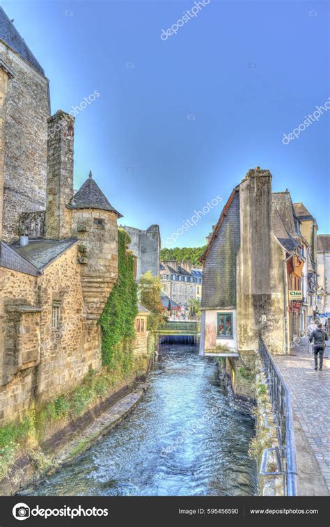 Quimper France June 2021 Historical Center Sunny Weather – Stock ...