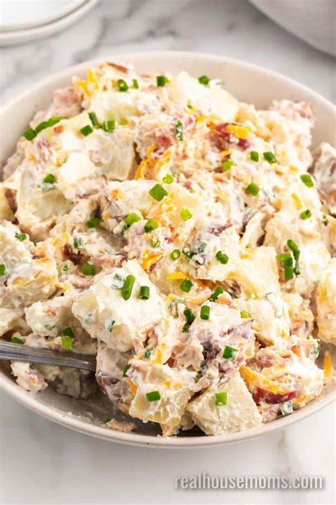 Baked Potato Salad ⋆ Real Housemoms