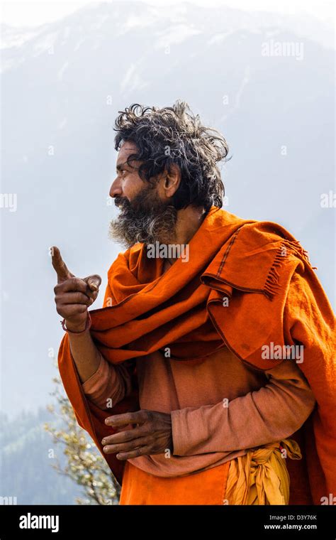 Indian Sadhu portrait Stock Photo - Alamy