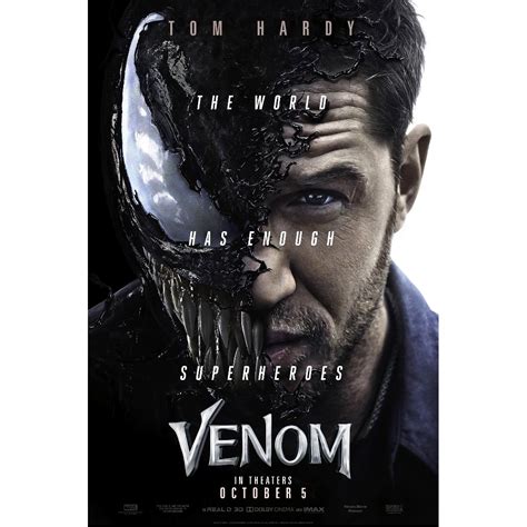 Venom movie poster, Design & Craft, Art & Prints on Carousell