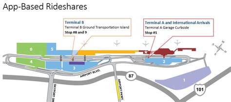 San Jose Airport Terminal Map - Map Of New Mexico