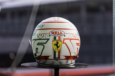 In pictures: Charles Leclerc's special helmet for Monza | 2021 Italian GP